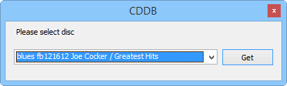 CDDB window