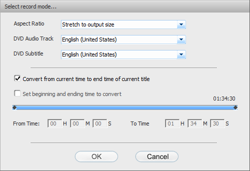 Select audio tracks and subtitles of the DVD to rip Select audio tracks and subtitles of the DVD to rip