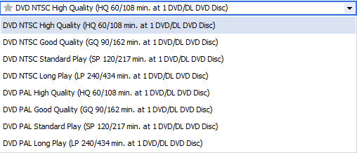 DVD profiles