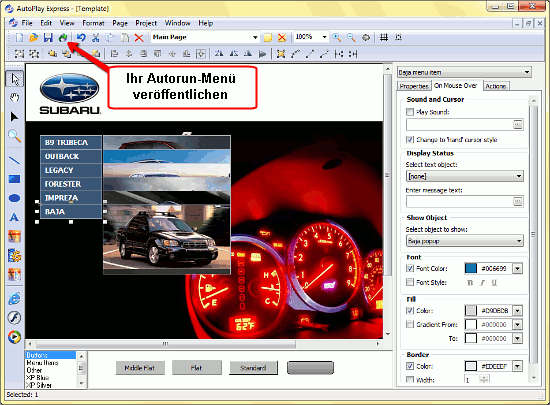 Autostart-Menü veröffentlichen Autostart-Menü veröffentlichen