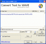Screenshot of Aldo's Text-to-WAVE 4.0
