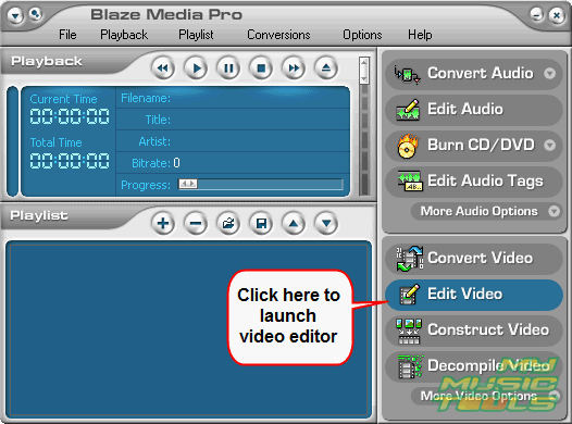 Launch video editor
