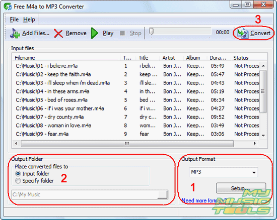 How to convert M4a to MP3 for free? m4a Converter