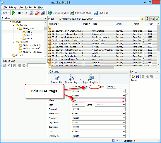 Flac Tag Editor Osx