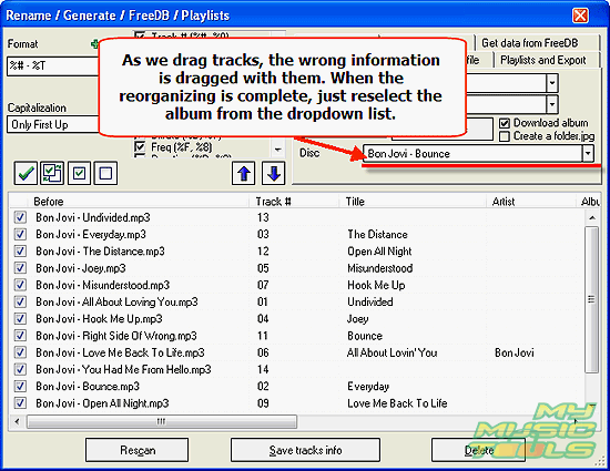 Refresh ID3 tags