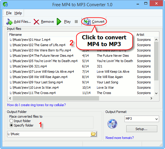 mp4 to mp3 converter free 123converter