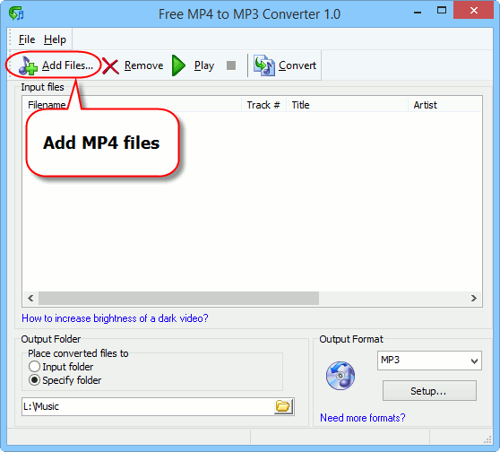 convert mp4 to mp3 video