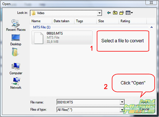 Open MTS Video