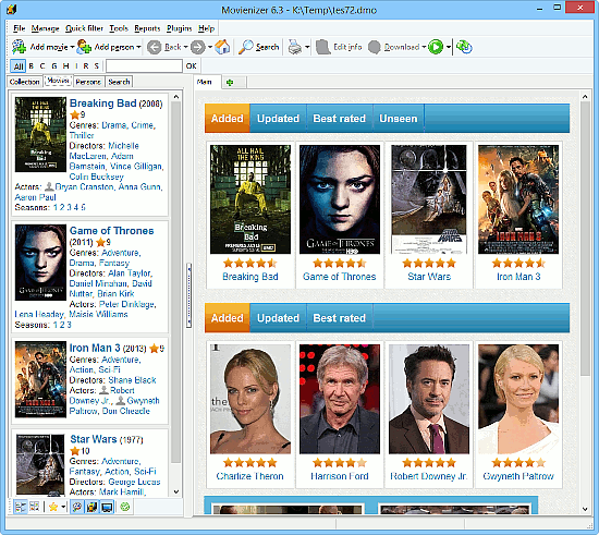 Demo movie database