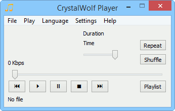 CrystalWolf Free Audio Player