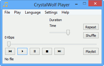 CrystalWolf Free Audio Player