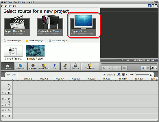 Click Capture Screen