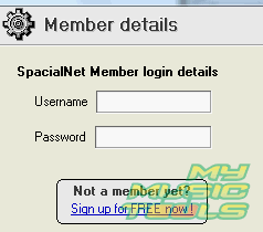 SpacialNet login