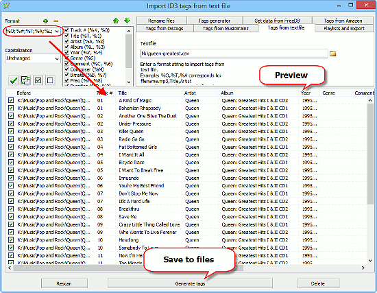 Importing ID3 from CSV