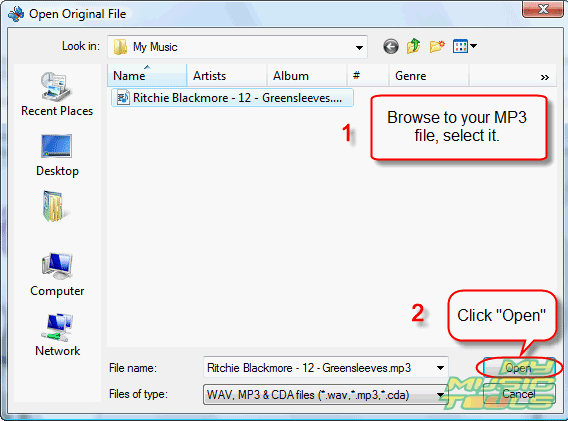 change mp3 to midi online