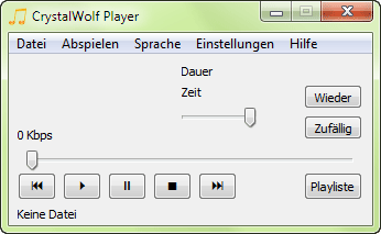 CrystalWolf Free Audio Player