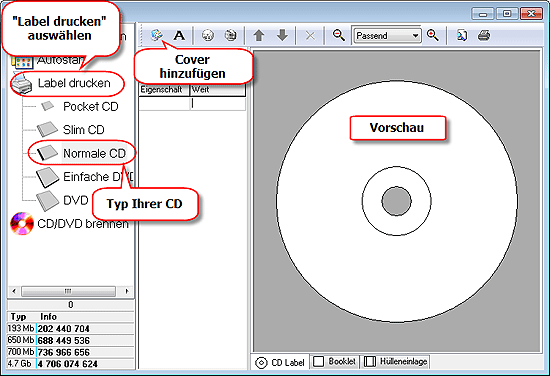 Wie Kann Ich Cd Cover Erstellen Cd Brennen Dvd Brennen