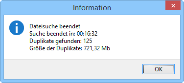 Doppelte MP3 wurden gefunden