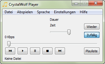 CrystalWolf Free Audio Player