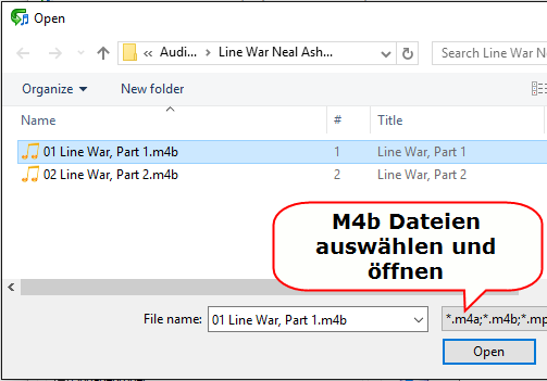 M4b Dateien ffnen