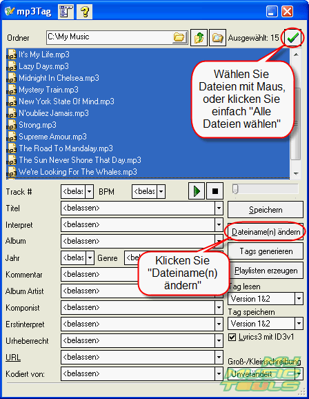 Dateien whlen und "Dateiname(n) ndern" klicken