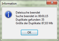 Duplikate wurden gefunden
