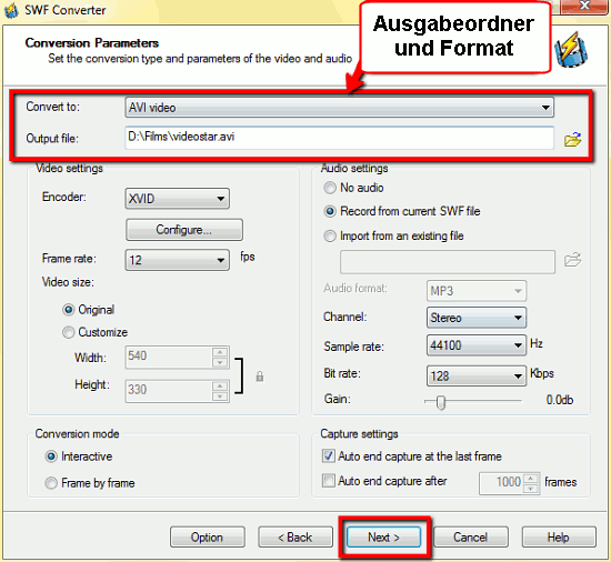 Ausgabeeinrichtungen