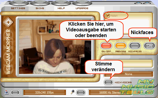 Eine Person frs Video auswhlen