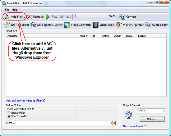 AAC to MP3 Converter