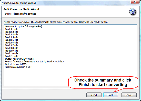 Convertir un CDA en MP3