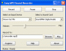 Easy MP3 Sound Recorder - record sound from Windows applications.